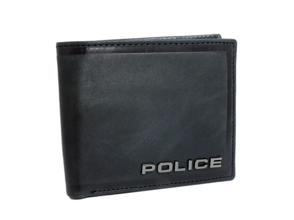ポリス POLICE 二つ折り 短財布 メンズ PA-58000-10 ブラック